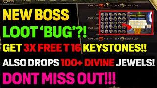 HOW TO GET 3x EXTRA Tier 16 Keystone Drops From This UBER Boss!! | It Drops +3 Skill Jewels!