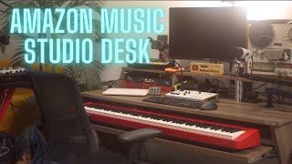 I bought a music studio desk off Amazon | Desk Tour Update 2023