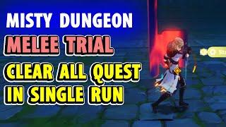 Melee Trial - The Anti Albedo Trial?  | Battlefront Misty Dungeon Genshin Impact