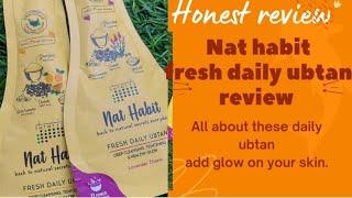 Nat habit fresh daily ubtan Review||2021|| डेली उबटन natural ubtan|| Super effective.