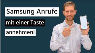 Anrufe mit Taste statt wischen annehmen (Samsung | Android)