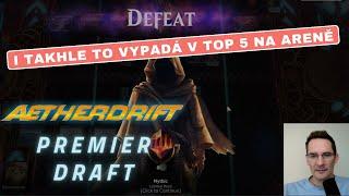 Kam se posunu z 5. místa v mythic žebříčku jedním draftem? | Aetherdrift Draft | MTGA drafty česky