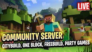 !Server  Citybuild / One Block Hardcore / Party -Jeder kann mitspielen  !WhatsApp