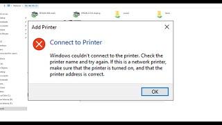 Fixed shared printer couldn't connect the printer in windows 10, 11
