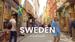 Discover the Magic of Stockholm's Old Town | Gamla Stan️  4K Sweden Summer Walk 2023