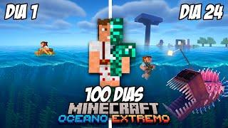 100 Días en un Mundo SOLO de OCÉANO EXTREMO en Minecraft