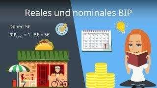 Reales und nominales BIP (Bruttoinlandsprodukt) einfach erklärt