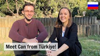 Russian Conversations 73. Meet Can from Türkiye! | Russian with Anastasia | subs