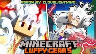 One Piece Mod MCPE | Luffy Gear 5 Addon - Overpower Luffy Mod Minecraft Bedrock
