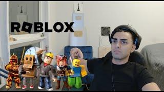 playing roblox for the first time