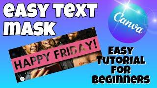 Easy Text Mask or Text Stencil, Put Photos Words, Hollow Text, Text Cut Out, Create a Stencil