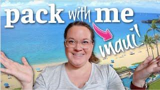 PACK WITH ME FOR MAUI, HAWAII 2023 | WHAT WE PACK FOR A FAMILY TRAVELING TO HAWAII | MAUI, HAWAII