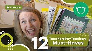 Top 12 Must Have Curriculum Resources on Teachers Pay Teachers