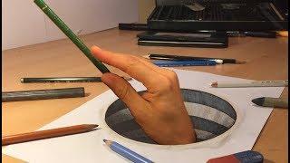 3D Loch Zeichnen lernen , leicht für Anfänger, drawing 3D #3DdrawJG