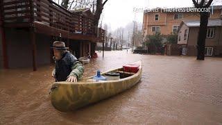 This is what the 'island' of Guerneville, California, looks like