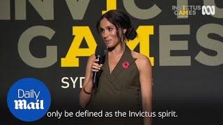 Harry and Meghan attend Invictus Games closing ceremony in Sydney