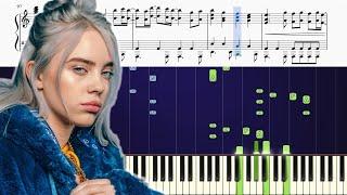 Billie Eilish - No Time To Die (James Bond Theme) - Piano Tutorial + SHEETS