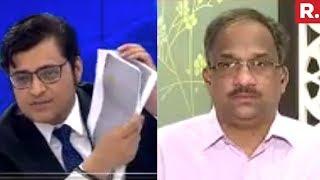 Arnab Goswami Questions Prof. Nageshwar On Karti Chidambaram Arrest