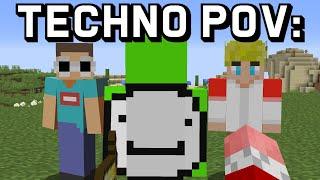 POV: you are Technoblade and Dream Speedruns Minecraft