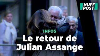 Julian Assange a retrouvé sa famille en Australie