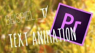 Text / Titel Animation mit bewegendem Strich (Sam Kolder inspired) - Adobe Premiere Pro CC Tutorial