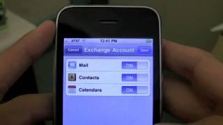 iPhone Zimbra Setup