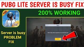 How To Fix Pubg Mobile Lite Server Is Busy Please Try Again Later Problem || pubg lite restrict area