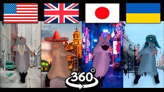 Chess type beat in different countries (Rat Dance) in 360° VR