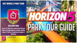 Forza Horizon 5 Hot Wheels How to Complete the Hot Wheels Park Tour! Pro Rank Major Mission Guide