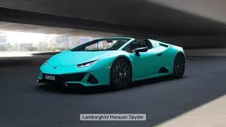 Rent Lamborghini Huracán Evo Spyder in Dubai | GMZ Car Rental