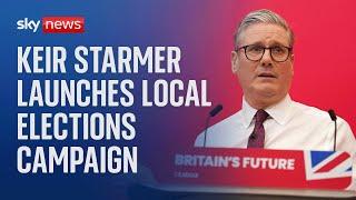 Starmer and Rayner launch Labour's local election campaign