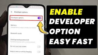 How to Enable developer Options Easy Fast Fix 2024