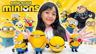 SAMANTHA BERBURU MINIONS TERBARU DESPICABLE ME 4 !! UNBOXING MINION LUCU