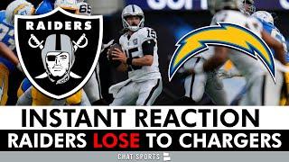 WTF! Raiders vs. Chargers INSTANT Post-Game Reaction, Gardner Minshew & Antonio Pierce | NFL Week 1