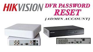 hikvision dvr password reset (ADMIN) account using SADP tool