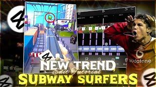 Subway Surfers Trend edit Tutorial on Capcut | Capcut Tutorial