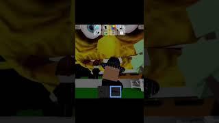 ketika aku lagi digangguin sama si spongebob besar be like  #shorts #memes #roblox #robloxshorts