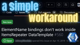 WinUI 3 | Workaround for ItemsRepeater issue #560 | WinAppSDK | XAML | C# | .NET | UWP | WPF