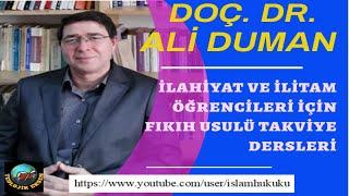 Ali Duman ile Fıkıh Usulü Dersleri -1 (Lafzi Mebhaslar - Umum İfade Eden Lafızlar)