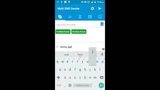 Demo of Multi SMS Sender (MSS)  andorid app.