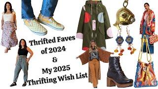 Favorite Thrift Finds of 2024 & My 2025 Thrifting Wish List