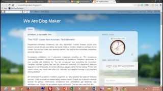 Analog and Digital Clock Widget for Blogspot Website