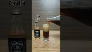 Быстрый мини коктейль. Mini quick cocktail. Коктейль Шот, Виски Джек Дэниэлс