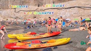  Tenerife Beach. Los Guíos. Los Gigantes. Santiago del Teide. Spain. 4K