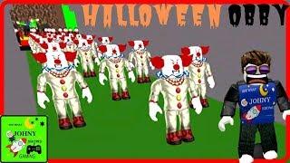 Johny Shows Roblox Halloween Obby In a Haunted House