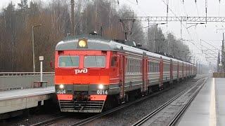 Единственный на Московской ж/д электропоезд ЭД4! ЭД4-0014.