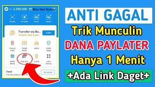 CARA TERBARU!! Aktifkan DANA Paylater Langsung Muncul - Cara Pinjam Uang di Dana