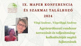 Vityi Andrea, Vágvölgyi Andrea: Agrárerdészeti rendszerek tervezése és teljesítmény-kalkulációja