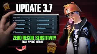 UPDATE 3.7 | BGMI BEST SENSITIVITY SETTINGS 2025 | BGMI/PUBG BEST SENSITIVITY FOR ALL DEVICES 