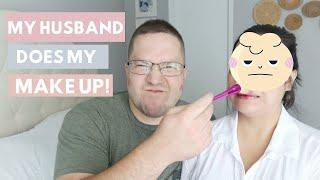 My husband does my make up | Filipina American Couple